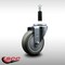 Service Caster 4'' SS Gray Poly Wheel Swivel 7/8'' Expanding Stem Caster SCC-SSEX20S414-PPUB-78 - alternate 2